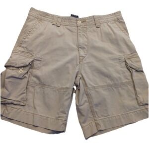 Vintage Polo Ralph Lauren Cargo Shorts Mens 38 Khaki Classic Utility Chino Y2K